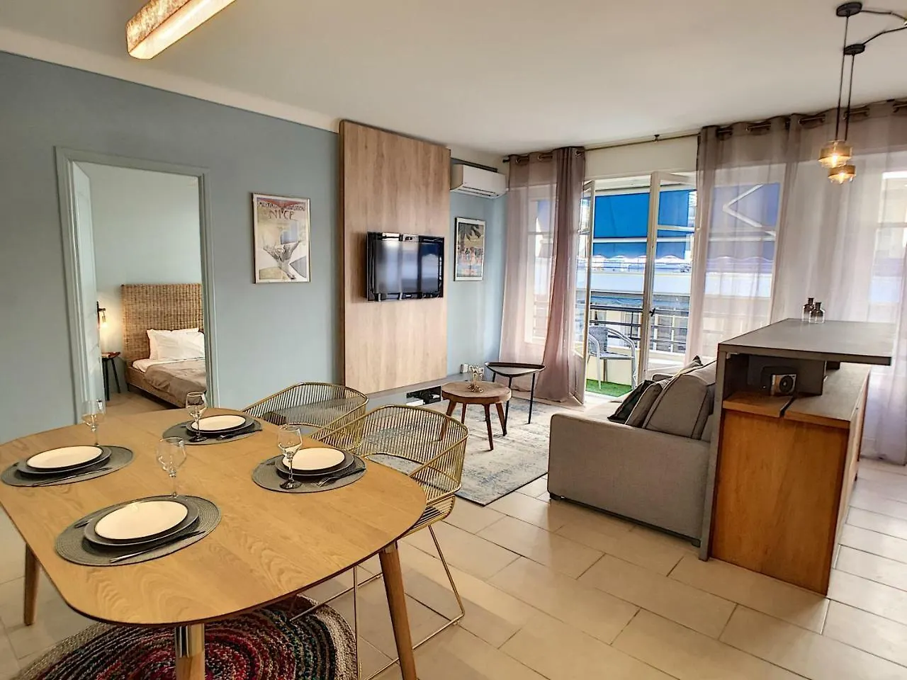Nestor&Jeeves - Galet Terrasse - Central - Very Close Sea Νίκαια